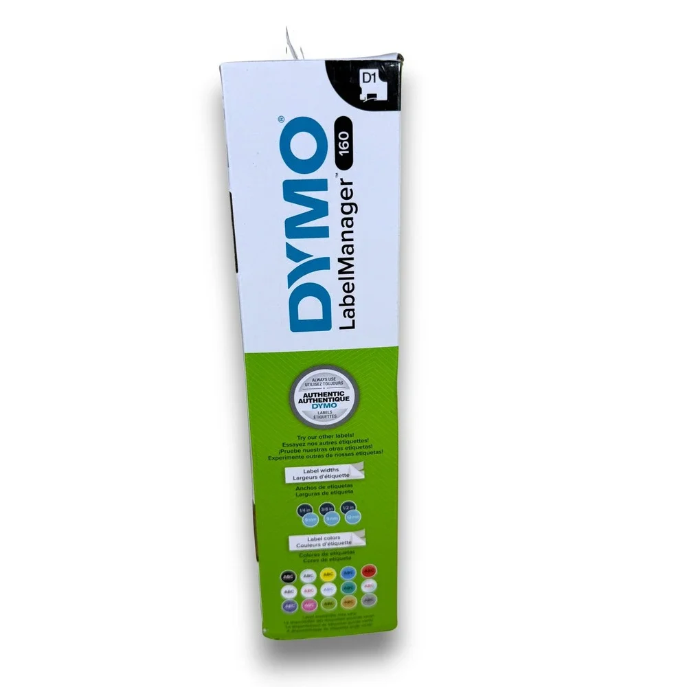 DYMO LabelManager 160 Portable Handheld Label Maker Value‎ Pack with 3 D1 Tapes